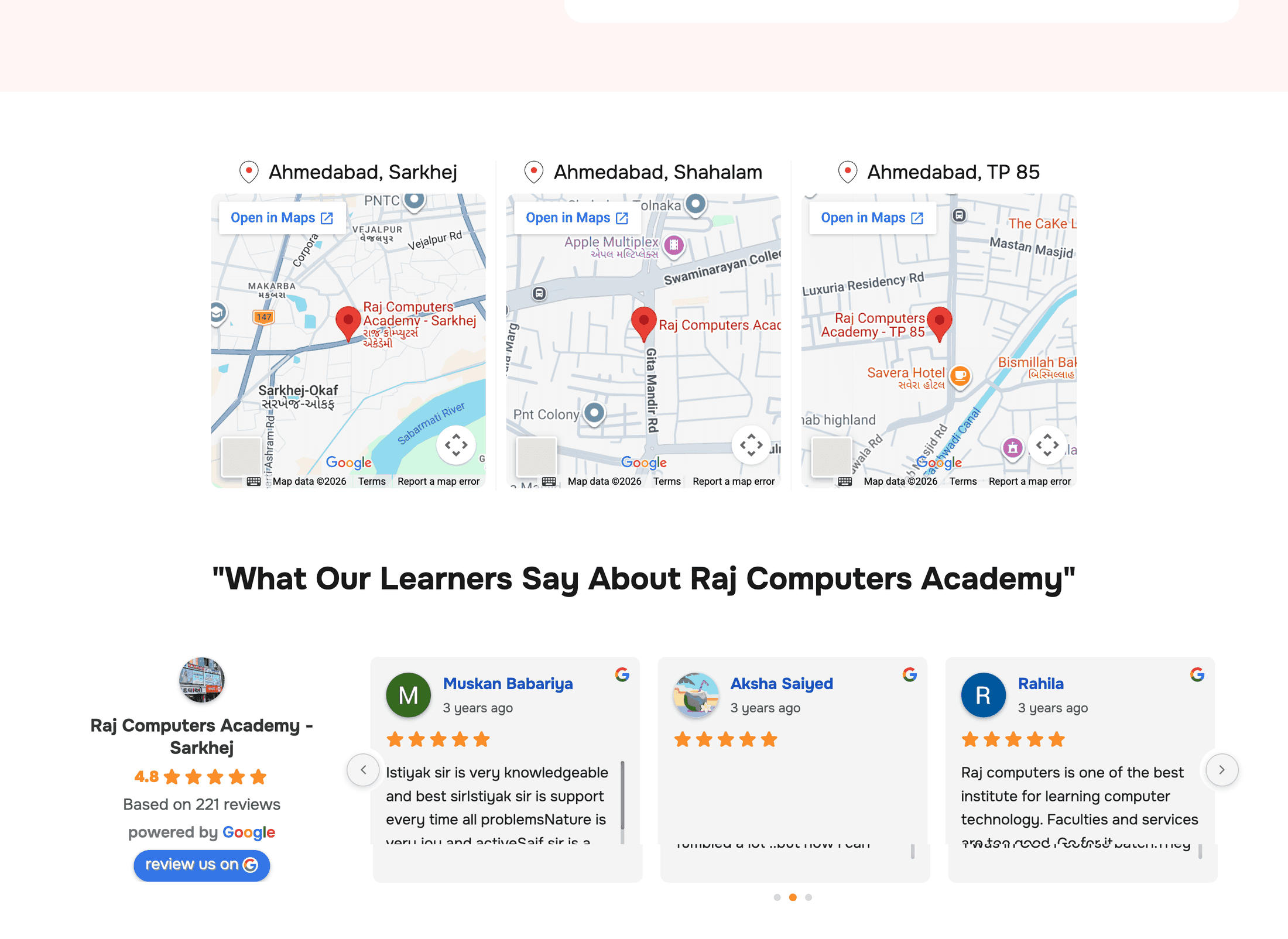 Raj Computers Academy challenge